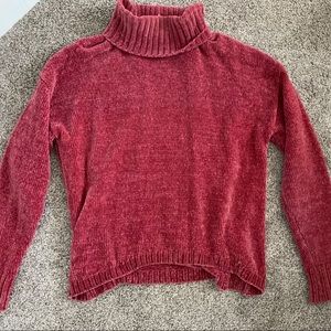 Pink Turtleneck Sweater